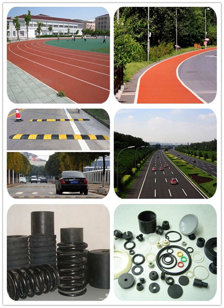 Rubber powder application