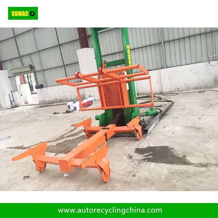 In-ground ELV Recyclable Tiltable Flipping Lifter