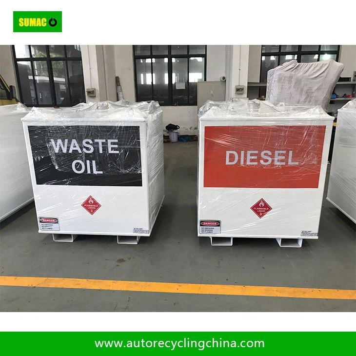 1000 Liter Recycle Oil Fluid Storage Tank